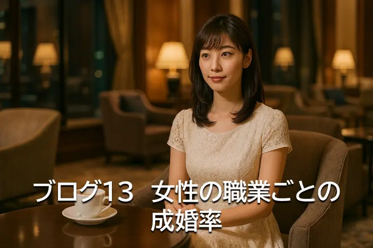 ブログ13　女性の職業ごとの成婚率
