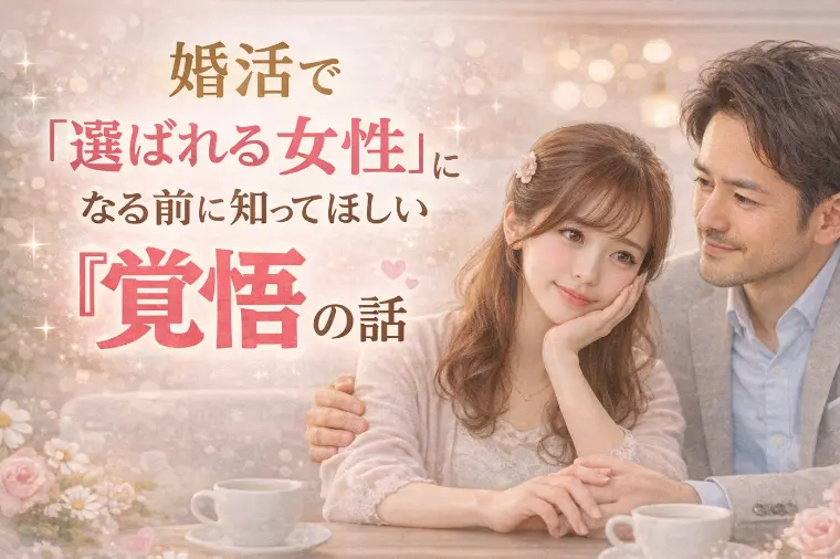 婚活で『選ばれる女性』になる前に知ってほしい『覚悟』の話