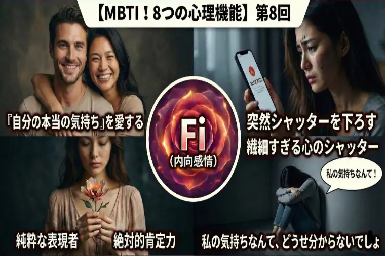 【MBTI】Fi：純粋な表現者が突然心を閉ざす理由