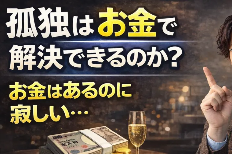 孤独はお金で解決できるのか