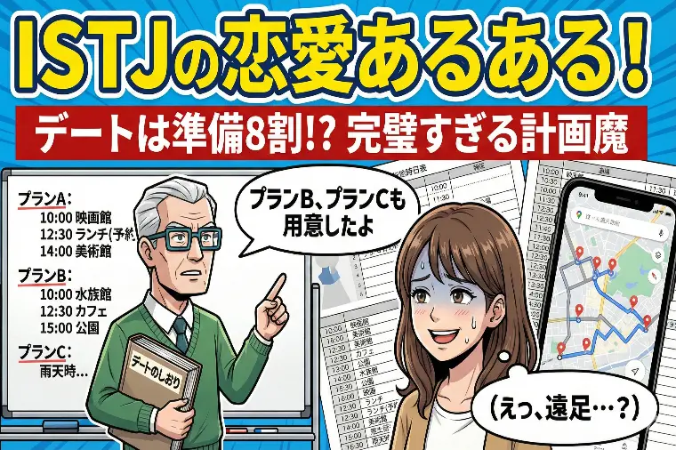 【動画解説】ISTJ恋愛あるある8選！準備8割の婚活攻略