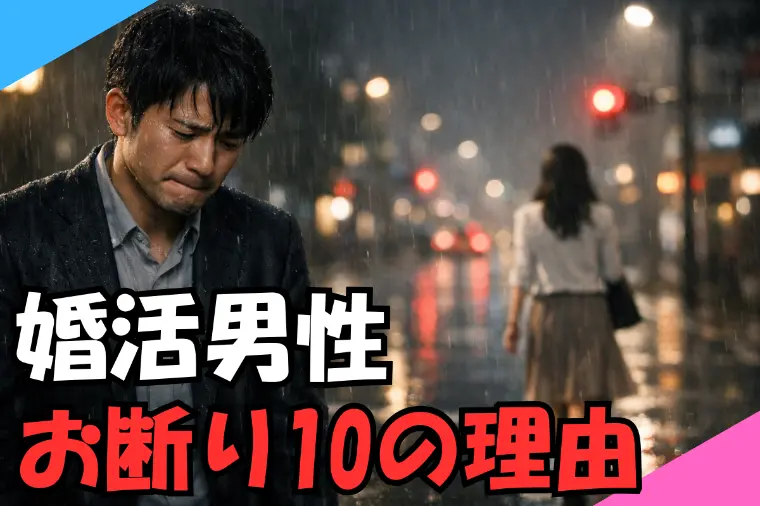 婚活男性が断られる理由10選