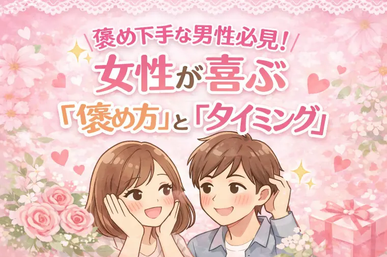 女性が素直に喜ぶ「褒め方」と「タイミング」