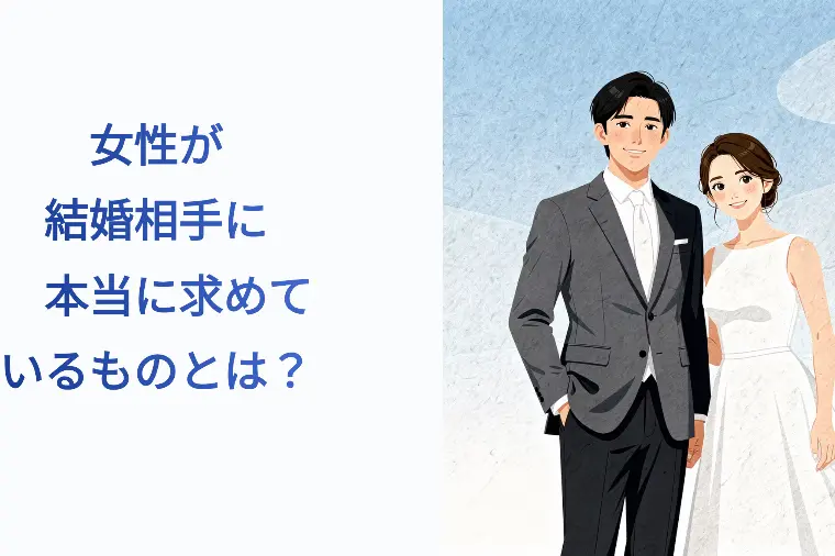 女性が結婚相手に本当に求めているものとは？