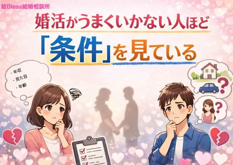 婚活がうまくいかない人ほど「条件」を見ている