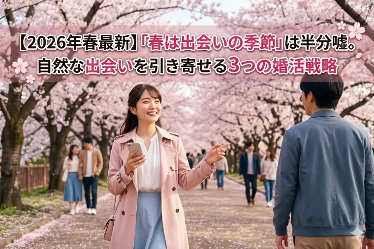 春は出会いの季節自然な出会いを引き寄せる3つの婚活戦略