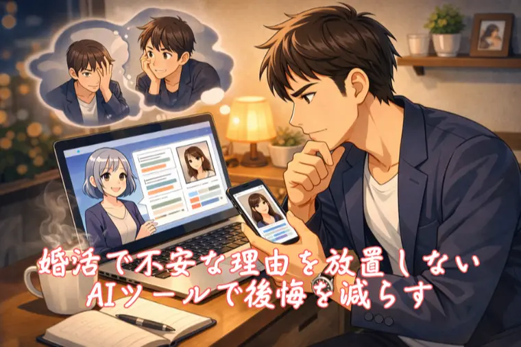 婚活で不安な理由を放置しない、AIツールで後悔を減らす