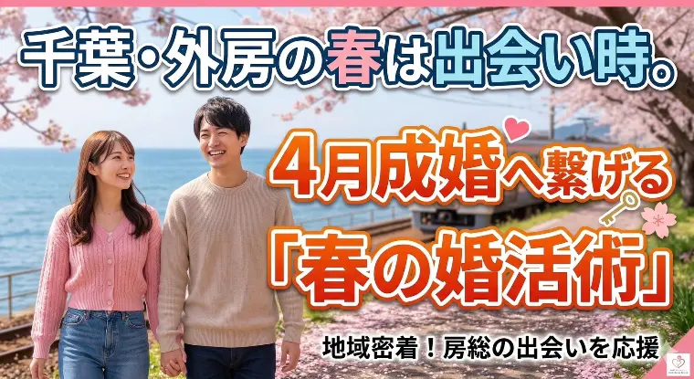 千葉・外房の春は出会い時。4月成婚へ繋げる「春の婚活術」