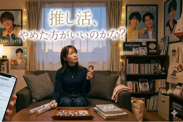 「推し活、やめた方がいいのかな？」