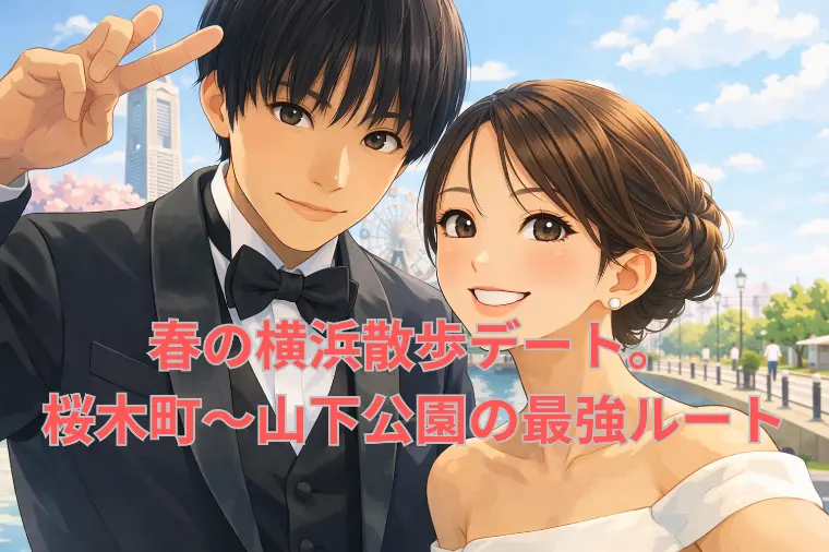 春の横浜散歩デート。桜木町～山下公園の最強ルート
