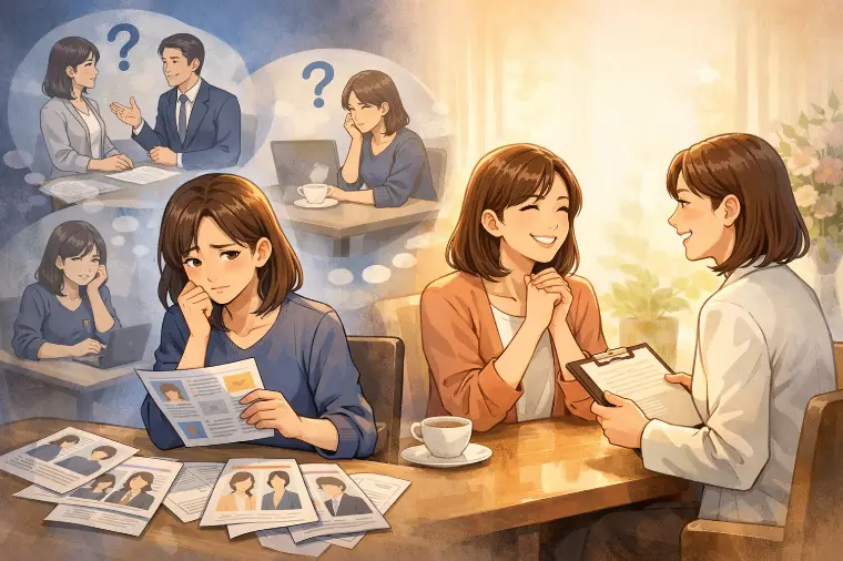 結婚相談所選びに失敗した30代女性