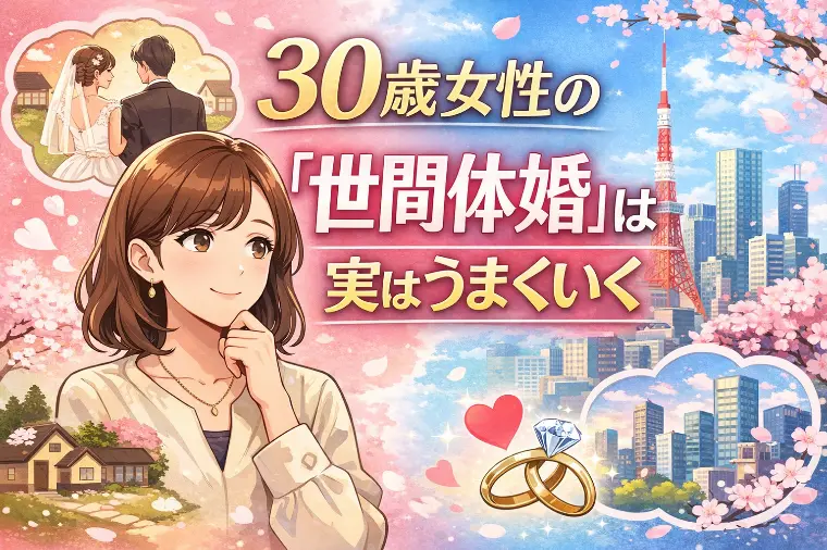 30歳女性の『世間体婚』は、実はうまくいく！