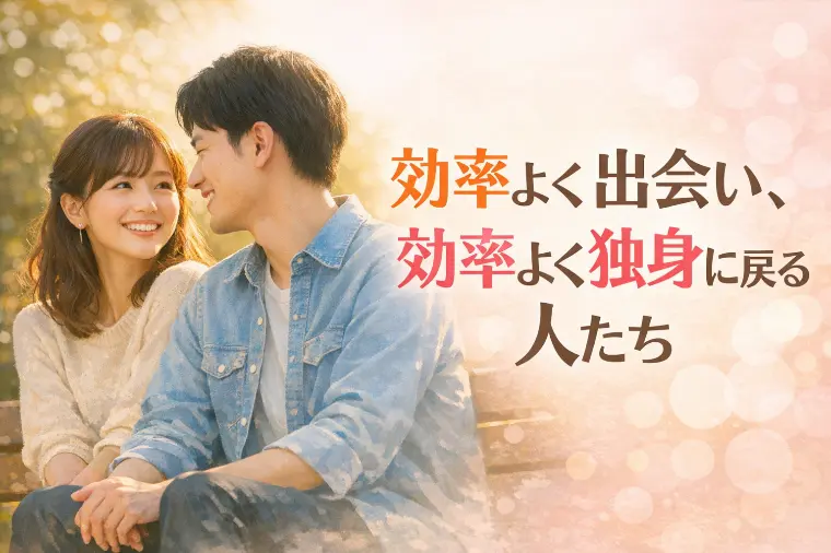 効率よく出会い、効率よく独身に戻る人たち