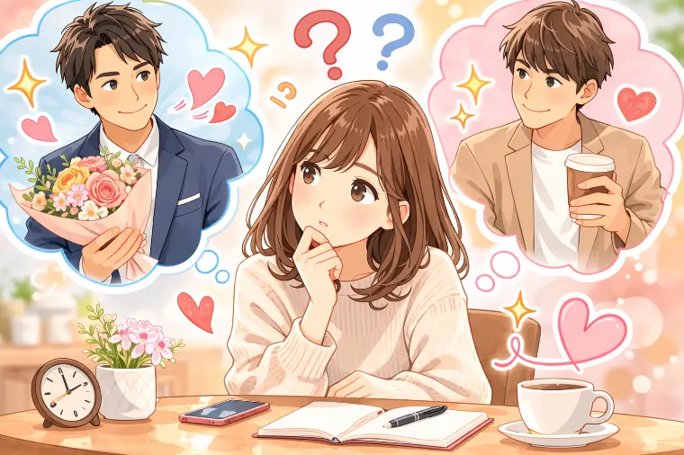 婚活中の三角関係、、決めるのは誰？