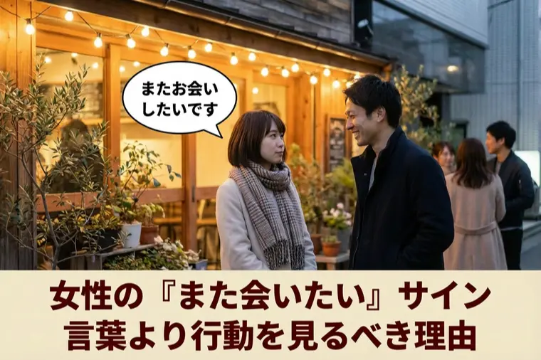 女性の「また会いたい」サイン　言葉より行動を見るべき理由