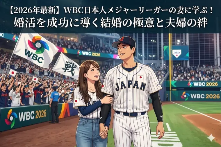 WBC日本人メジャーリーガー妻に学ぶ結婚の極意と夫婦の絆