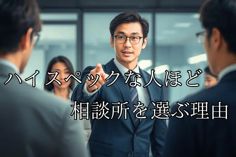 ハイスペックな人ほど相談所を選ぶ理由