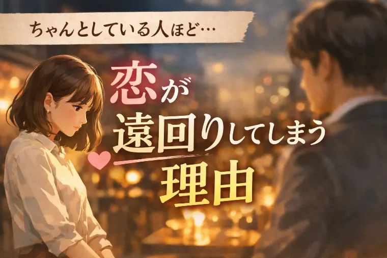 ちゃんとしている人ほど、恋が遠回りする理由