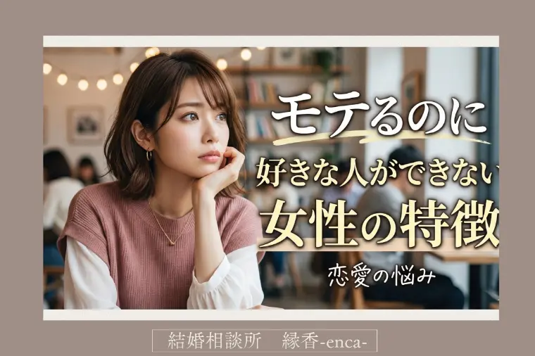 モテるのに好きな人ができない女性の特徴