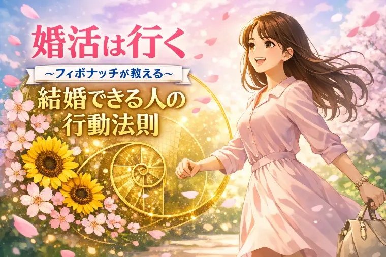 婚活は行く～フィボナッチが教える結婚できる人の行動法則