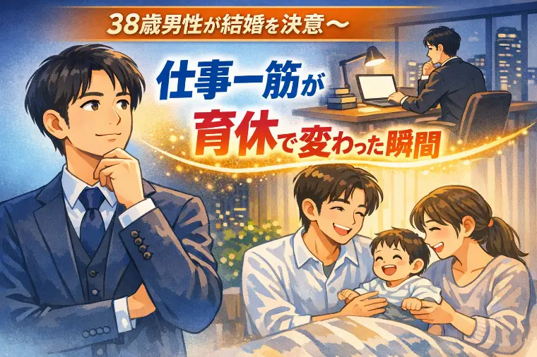 38歳男性が結婚を決意～仕事一筋人生が育休で変わった瞬間