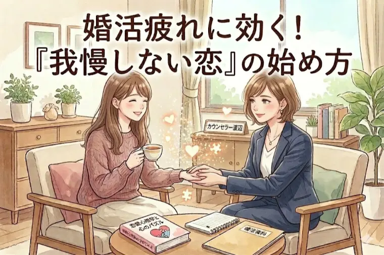 婚活疲れに効く恋愛心理学！「我慢しない恋」の始め方