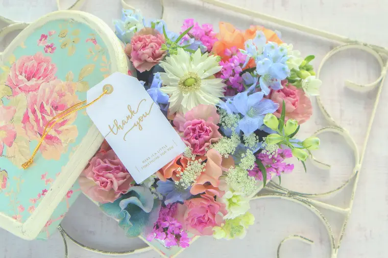 №1674　花をプレゼントする男性が増えています！