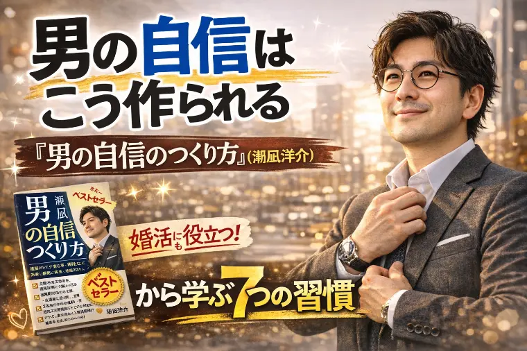男の自信はこう作られる｜『男の自信のつくり方』（潮凪洋介
