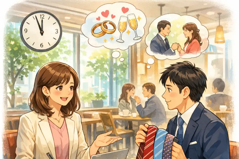 ネクタイの色は？初お見合い前の男性の質問