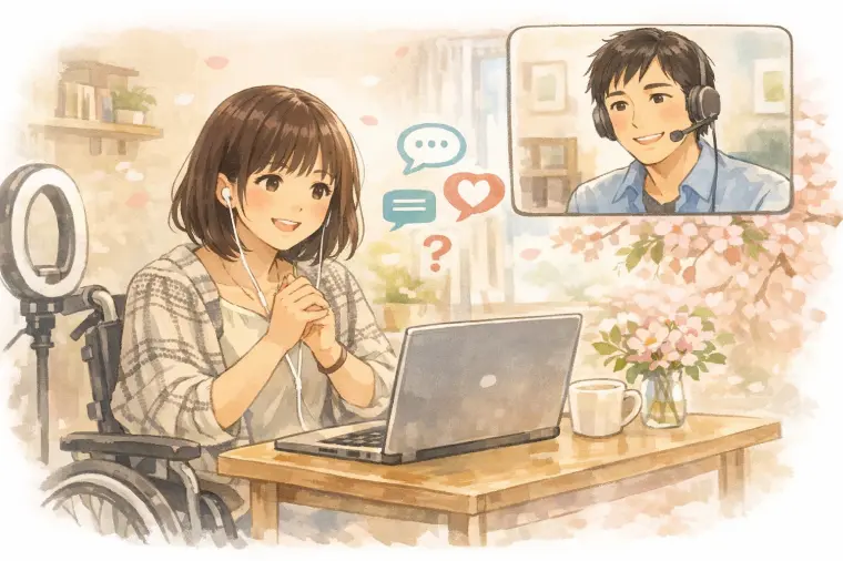 お見合いシリーズ、第三話　オンラインお見合いの難しさ