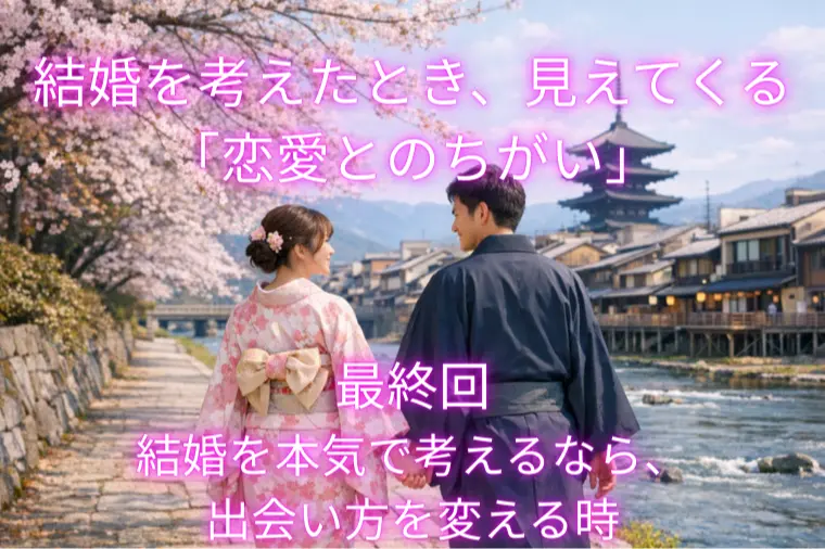 結婚を考えたとき、見えてくる「恋愛とのちがい」（最終回）