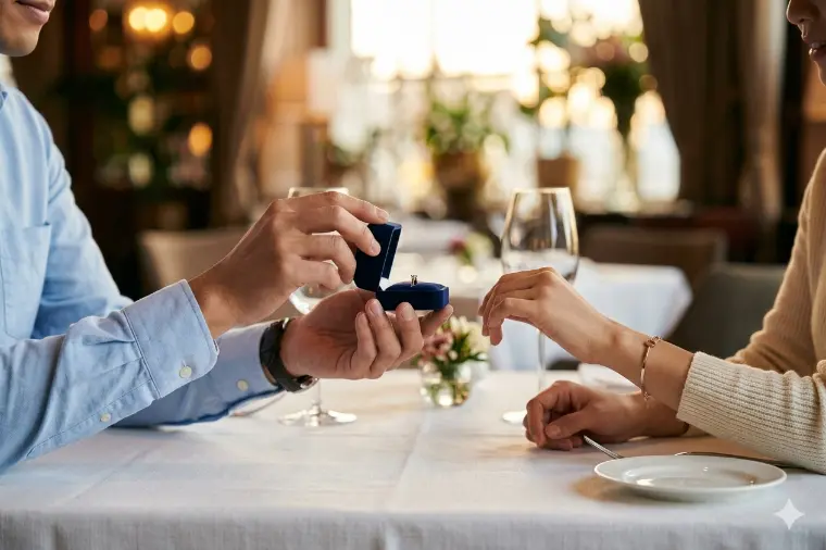 プロポーズの準備：男性がすべきこと、女性が待つこと