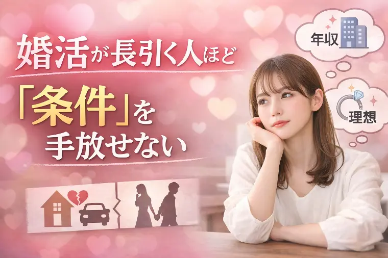 婚活が長引く人ほど「条件」を手放せない