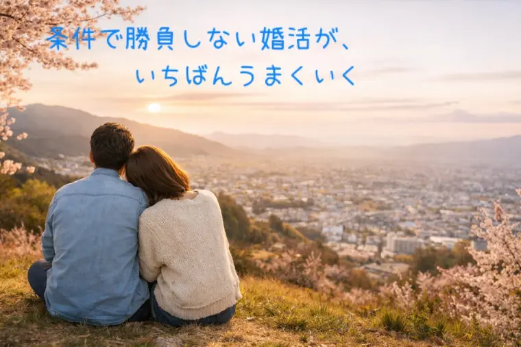 条件で勝負しない婚活がいちばんうまくいく！