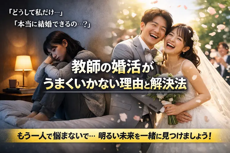 教師の婚活がうまくいかない理由と解決法