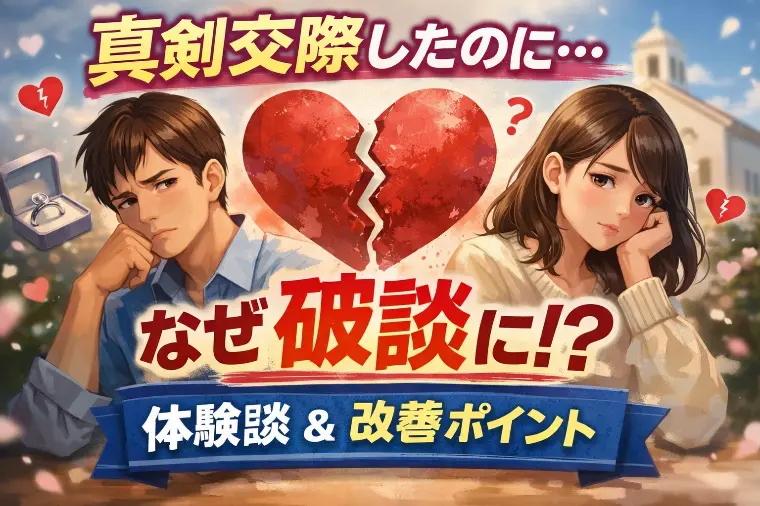 「あと一歩だったのに」真剣交際で破談になる本当の理由