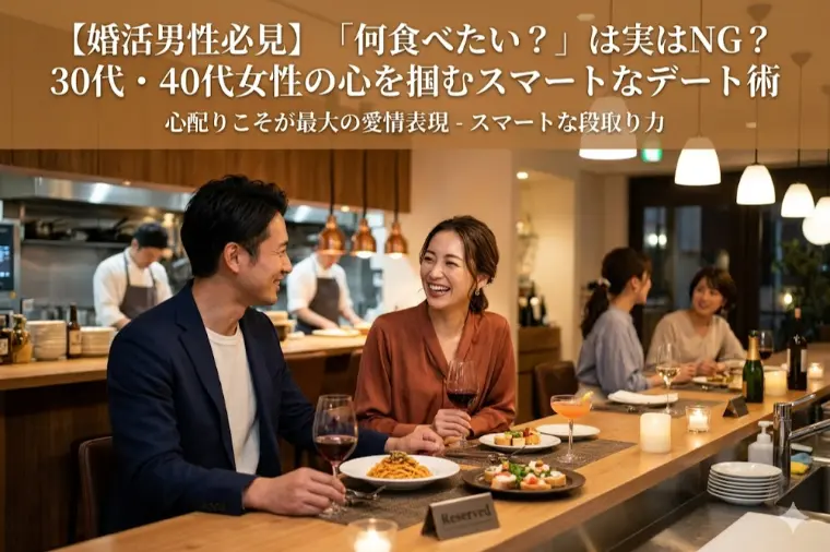 【婚活男性必見】「何食べたい？」は実はNG？