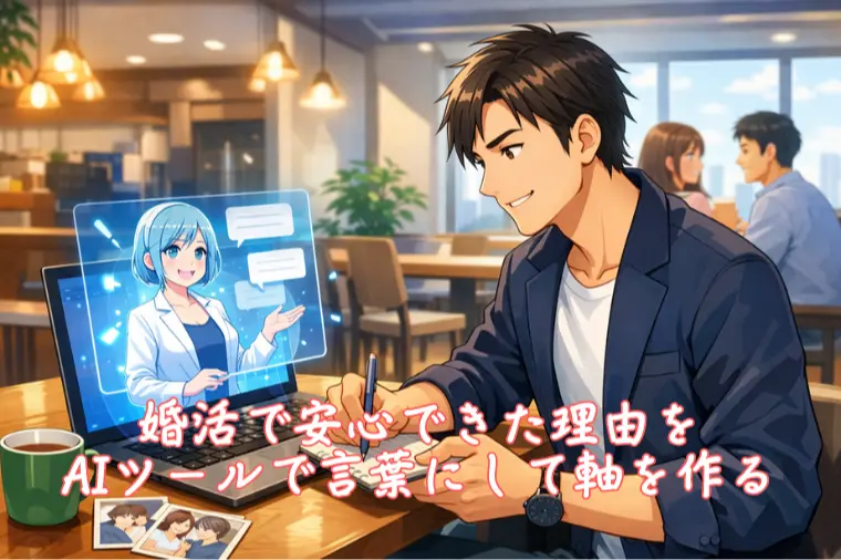 婚活で安心できた理由を、AIツールで言葉にして軸を作る