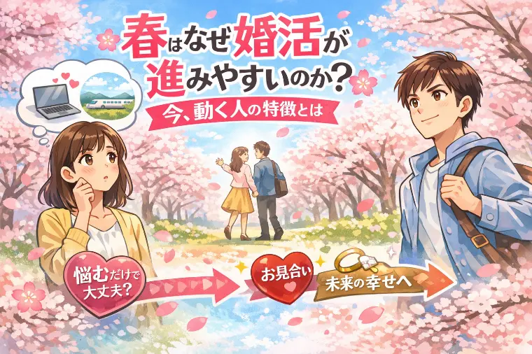 春になると婚活が動き出す特徴