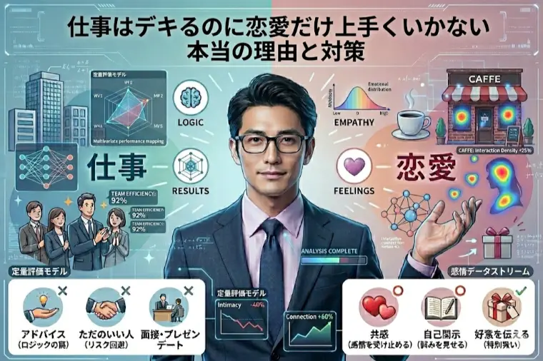 仕事はデキるのに恋愛だけうまくいかない本当の理由と対策