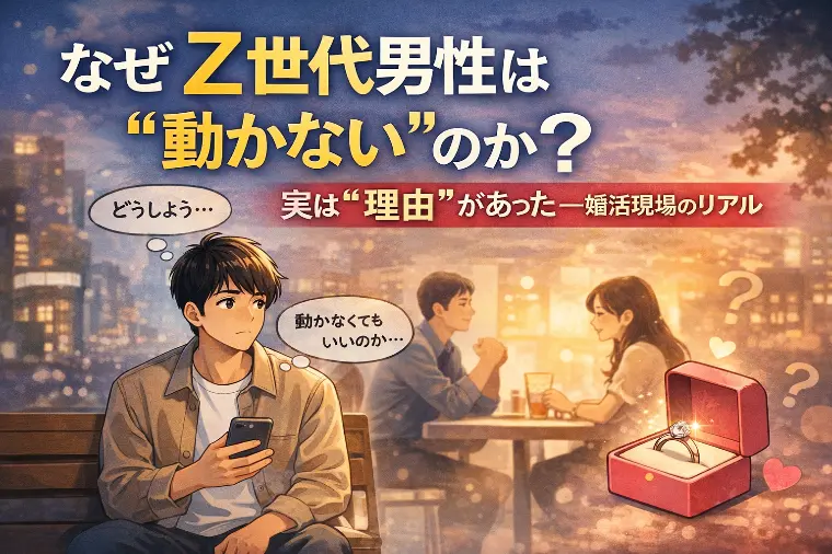 なぜZ世代男性は“動かない”のか？ ～実は理由があった～