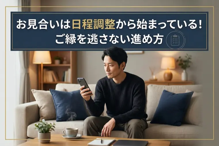お見合いは日程調整から始まっている！ご縁を逃さない進め方