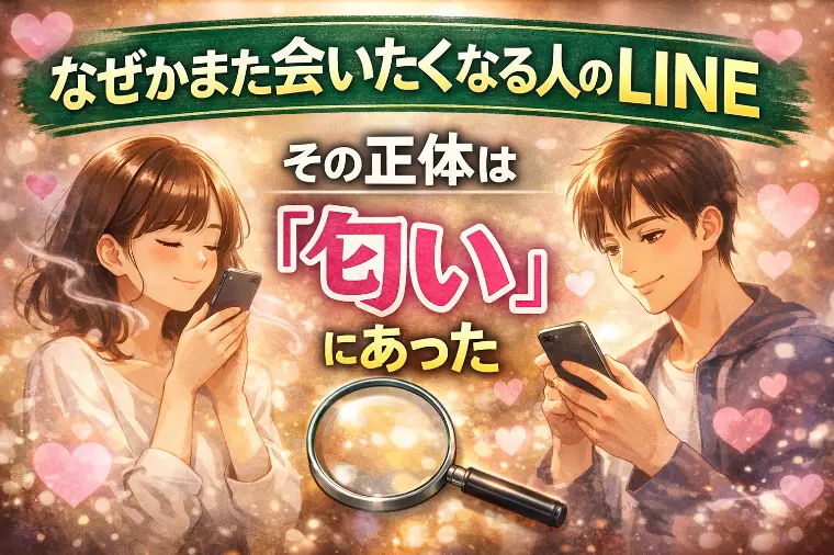 なぜかまた会いたくなる人のLINE～その正体は『匂い』