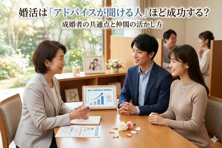 婚活は「アドバイスが聞ける人」ほど成功する？成婚者共通点