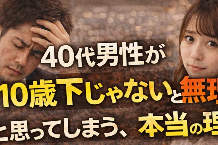 家族になろうよ。「40代男性が「10歳下じゃないと無理」と思う本当の理由」-1
