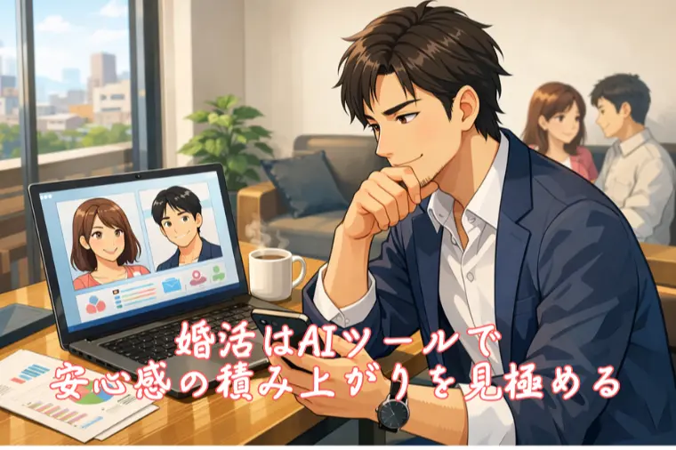 婚活はAIツールで、安心感の積み上がりを見極める