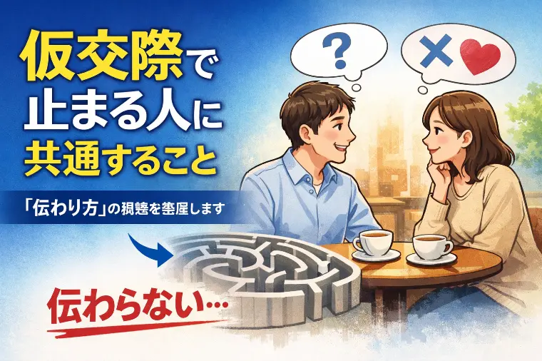 仮交際で止まる人へ｜意図が伝わらない構造の話