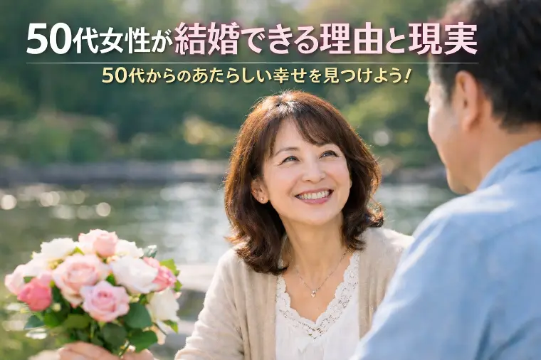 50代女性が結婚できる理由と現実