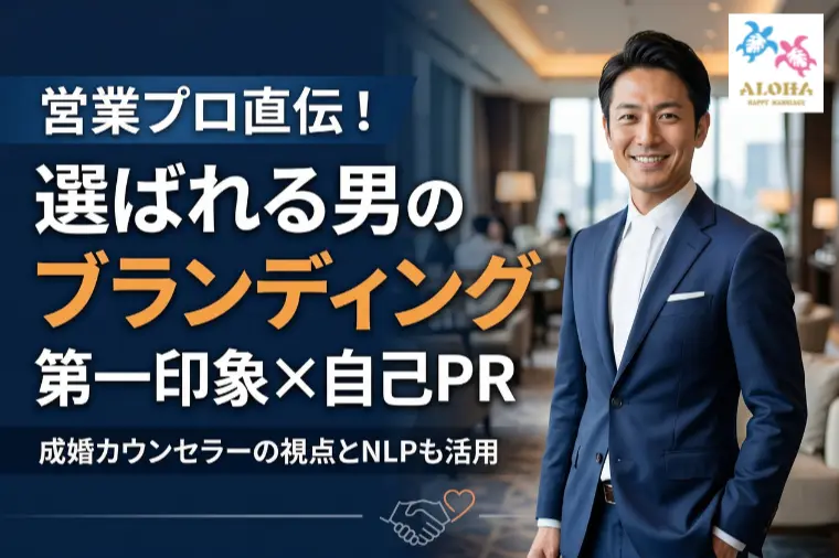 選ばれる男の「自己PR」と「第一印象」のブランディング法