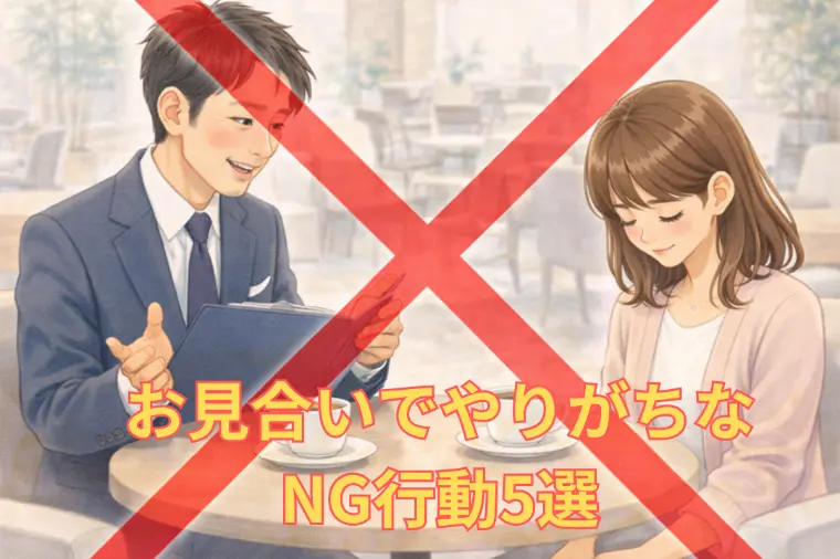 お見合いでやりがちなNG行動4選